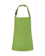 Kinderlatzschürze Basic mit Schnalle limette