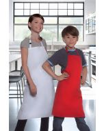 Kinderlatzschürze Basic mit Schnalle rot