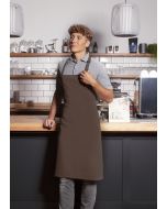 Latzschürze Basic mit Schnalle hellbraun