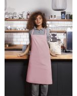 Latzschürze Basic mit Schnalle rosa