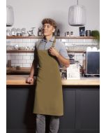 Latzschürze Basic mit Schnalle camel