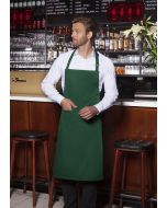 Latzschürze Basic mit Schnalle und Tasche waldgrün