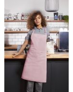 Latzschürze Basic mit Schnalle und Tasche rosa