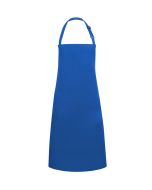 Wasserabweisende Latzschürze Basic mit Schnalle blau