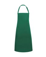 XXL-Latzschürze Basic in Übergröße mit Schnalle und Tasche waldgrün