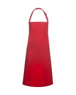 XXL-Latzschürze Basic in Übergröße mit Schnalle und Tasche rot