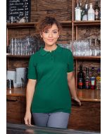 Damen Workwear Poloshirt Basic waldgrün