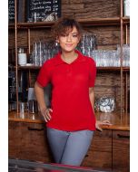 Damen Workwear Poloshirt Basic rot
