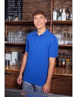 Herren Workwear Poloshirt Basic blau