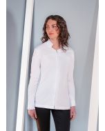 Langarm Damenkochjacke DIAMOND CUT® Excellence weiß