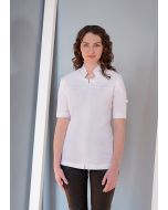 Kurzarm Damenkochjacke DIAMOND CUT® Excellence weiß