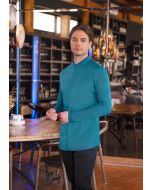 Langarm Herrenkochjacke DIAMOND CUT® Avantgarde dunkelpetrol
