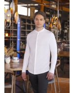 Langarm Herrenkochjacke DIAMOND CUT® Avantgarde weiß