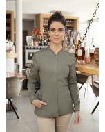 Damenkochjacke Green Generation, aus nachhaltigem Material salbei