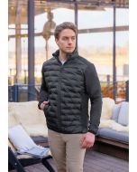 Herren Hybrid-Jacke  Outdoor-Pro, aus nachhaltigem Material schwarz