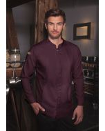Kochjacke Green-Generation, aus nachhaltigem Material aubergine
