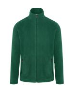 Herren Workwear Fleecejacke Warm-Up, aus nachhaltigem Material waldgrün