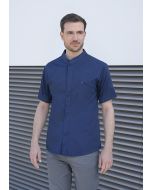 Kurzarm Kochjacke Modern-Touch marine