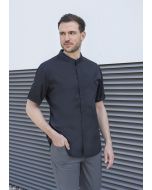 Kurzarm Kochjacke Modern-Touch schwarz