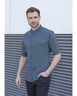 Kurzarm Kochjacke Modern-Touch anthrazit