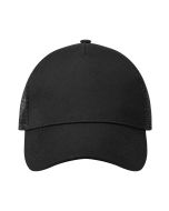 Trucker Mesh Cap, aus nachhaltigem Material, Recyceltes Polyester schwarz/schwarz