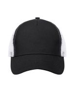 Trucker Mesh Cap, aus nachhaltigem Material, Recyceltes Polyester schwarz/weiß
