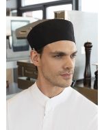 Kochmütze Beanie mit atmungsaktivem Netzeinsatz schwarz