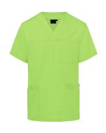Kurzarm Herren-Schlupfkasack Essential, aus nachhaltigem Material kiwi