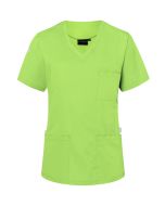 Kurzarm Damen-Schlupfkasack Essential, aus nachhaltigem Material kiwi