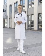 Damen Arzt- und Labormantel Modern-Shape mit Stehkragen weiß