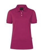 Damen Workwear Poloshirt Modern-Flair, aus nachhaltigem Material fuchsia