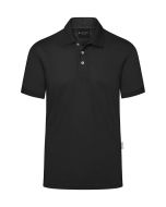 Herren Workwear Poloshirt Modern-Flair, aus nachhaltigem Material schwarz
