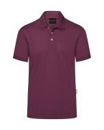 Herren Workwear Poloshirt Modern-Flair, aus nachhaltigem Material aubergine