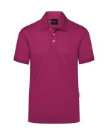 Herren Workwear Poloshirt Modern-Flair, aus nachhaltigem Material fuchsia