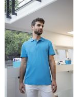 Herren Workwear Poloshirt Modern-Flair, aus nachhaltigem Material pazifikblau