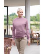Damen Workwear Sweatshirt Soft-Face, aus nachhaltigem Material dunkelrosa