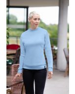 Damen Workwear Sweatshirt Soft-Face, aus nachhaltigem Material eisblau