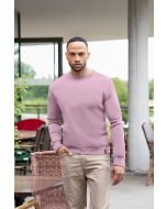 Herren Workwear Sweatshirt Soft-Face, aus nachhaltigem Material dunkelrosa