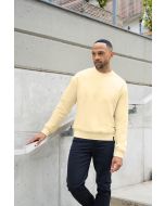Herren Workwear Sweatshirt Soft-Face, aus nachhaltigem Material pastellgelb