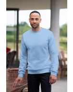 Herren Workwear Sweatshirt Soft-Face, aus nachhaltigem Material eisblau