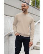 Herren Workwear Sweatshirt Soft-Face, aus nachhaltigem Material sand