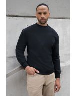 Herren Workwear Sweatshirt Soft-Face, aus nachhaltigem Material schwarz
