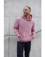 Herren Workwear Sweat Hoodie Soft-Face, aus nachhaltigem Material dunkelrosa