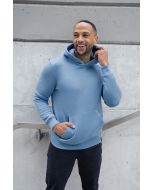 Herren Workwear Sweat Hoodie Soft-Face, aus nachhaltigem Material eisblau