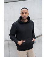 Herren Workwear Sweat Hoodie Soft-Face, aus nachhaltigem Material schwarz