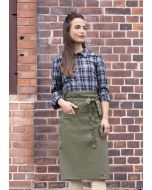 Bistroschürze Denim-Style ROCK CHEF®-Stage2 vintage moss green