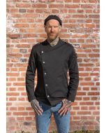 Langarm Herrenkochjacke ROCK CHEF®-Stage2 schwarz