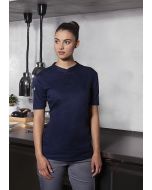 Kurzarm Damen-Arbeitsshirt Performance marine