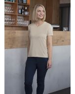 Damen Workwear T-Shirt Casual-Flair, aus nachhaltigem Material sand