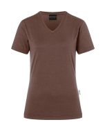 Damen Workwear T-Shirt Casual-Flair, aus nachhaltigem Material hellbraun